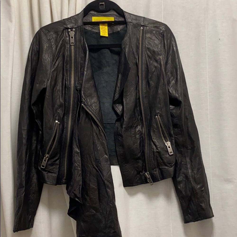 Catherine Malandrino Leather Jacket